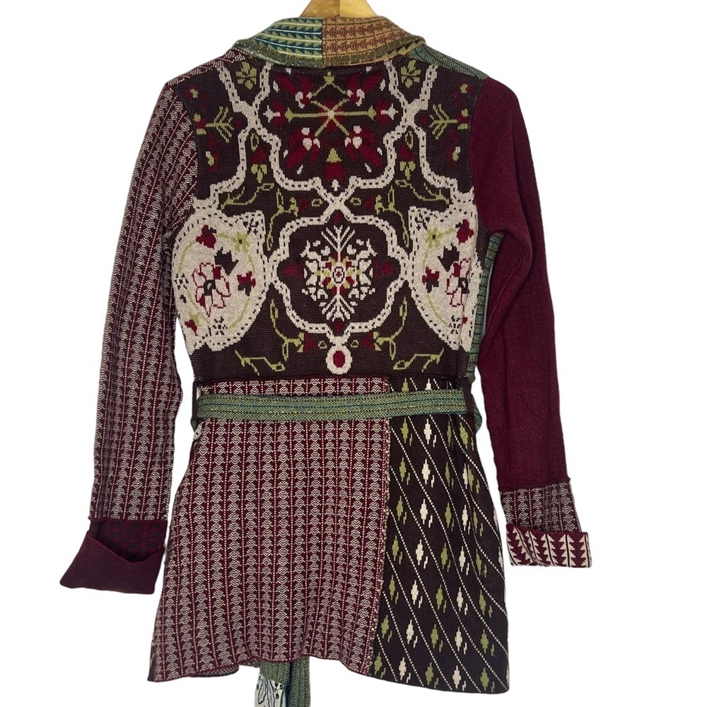 Sparrow Multicolor Patchwork Cardigan - image 5